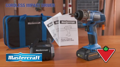 Mastercraft 20V Max 1/4-in Impact Driver - image 1 from the video